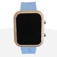 ساعت مچی نگین دار طرح اپل