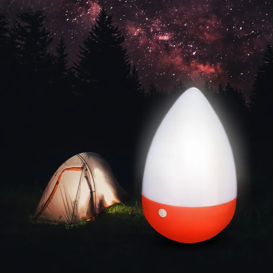 چراغ اضطراری کمپینگ مدل قطره – نمای جانبی – فروشگاه یلدا بازار
