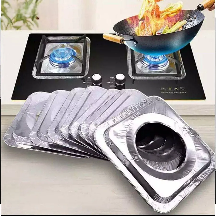 فویل قالبی اجاق گاز بسته ۱۰ عددی – کیفیت عالی – یلدا بازار فویل قالبی اجاق گاز – بسته ۱۰ عددی – فروشگاه یلدا بازار