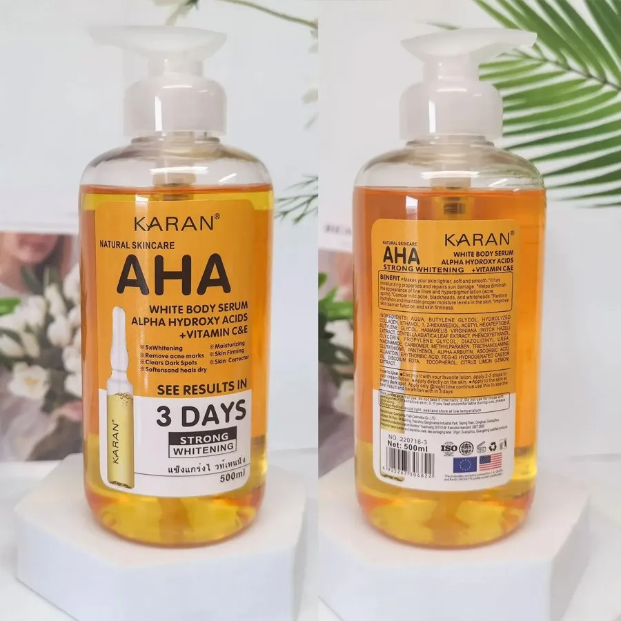 نتیجه استفاده از سرم AHA روی پوست واقعی – یلدا بازار