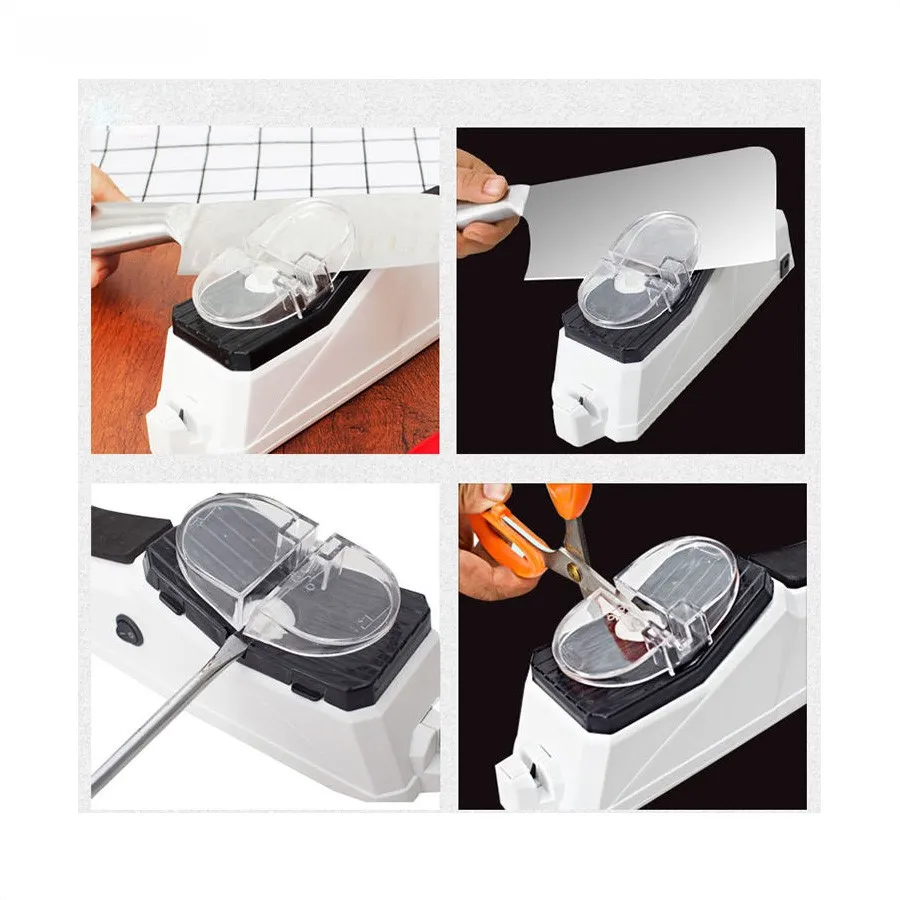 نمای جانبی چاقو تیزکن برقی چند کاره – مدل قابلاستفاده در منزل چاقو تیزکن برقی خانگی – نمای جانبی – خرید از یلدا بازار