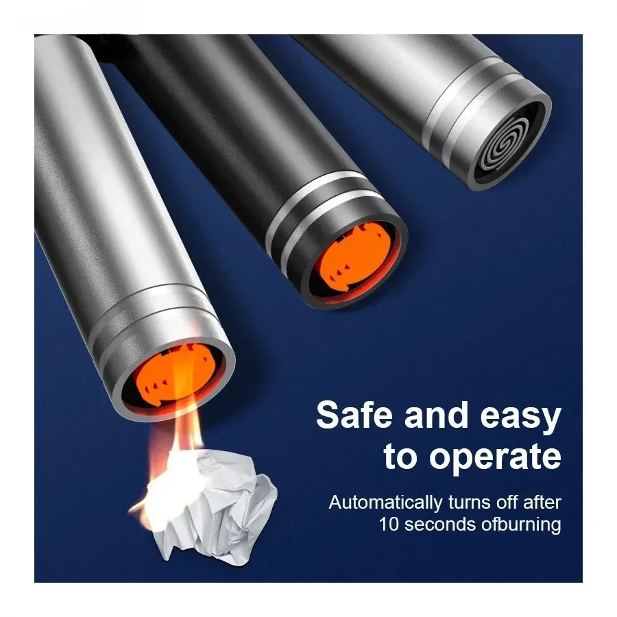 فندک USB تایپسی – حالت خاموش با المنت غیرفعال نمای خاموش فندک شارژی Type-C بدون المنت فعال – یلدا بازار