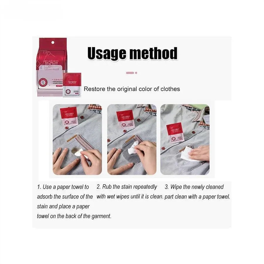 پد پاک کننده لکه لباس Eunmsi در حال استفاده