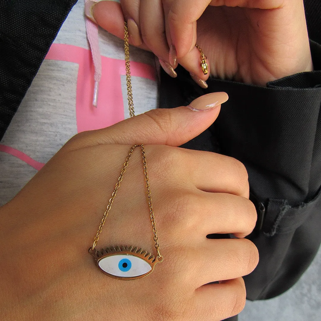 گردنبند چشم نظر دخترانه – یلدا بازار گردنبند چشم نظر مناسب زنان و دختران – یلدا بازار