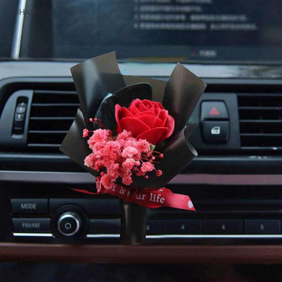 طراحی ظریف خوشبو کننده طرح گل خودرو خوشبو کننده طرح گل خودرو نمای جانبی