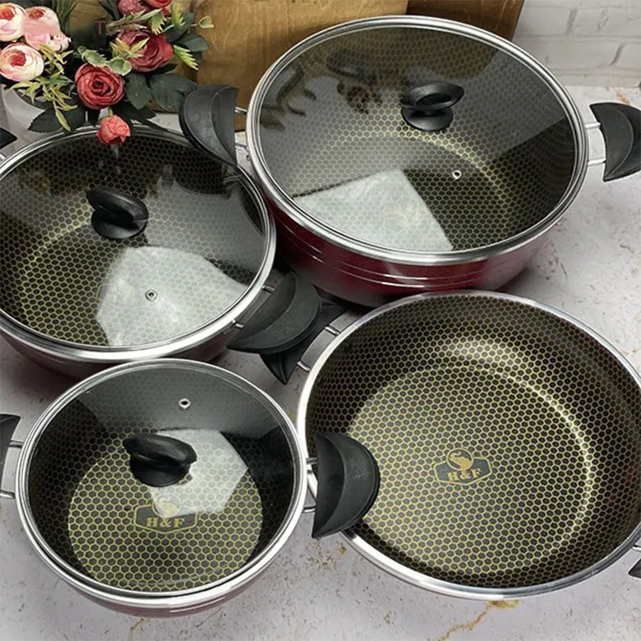 درب شیشه‌ای قابلمه هلنا