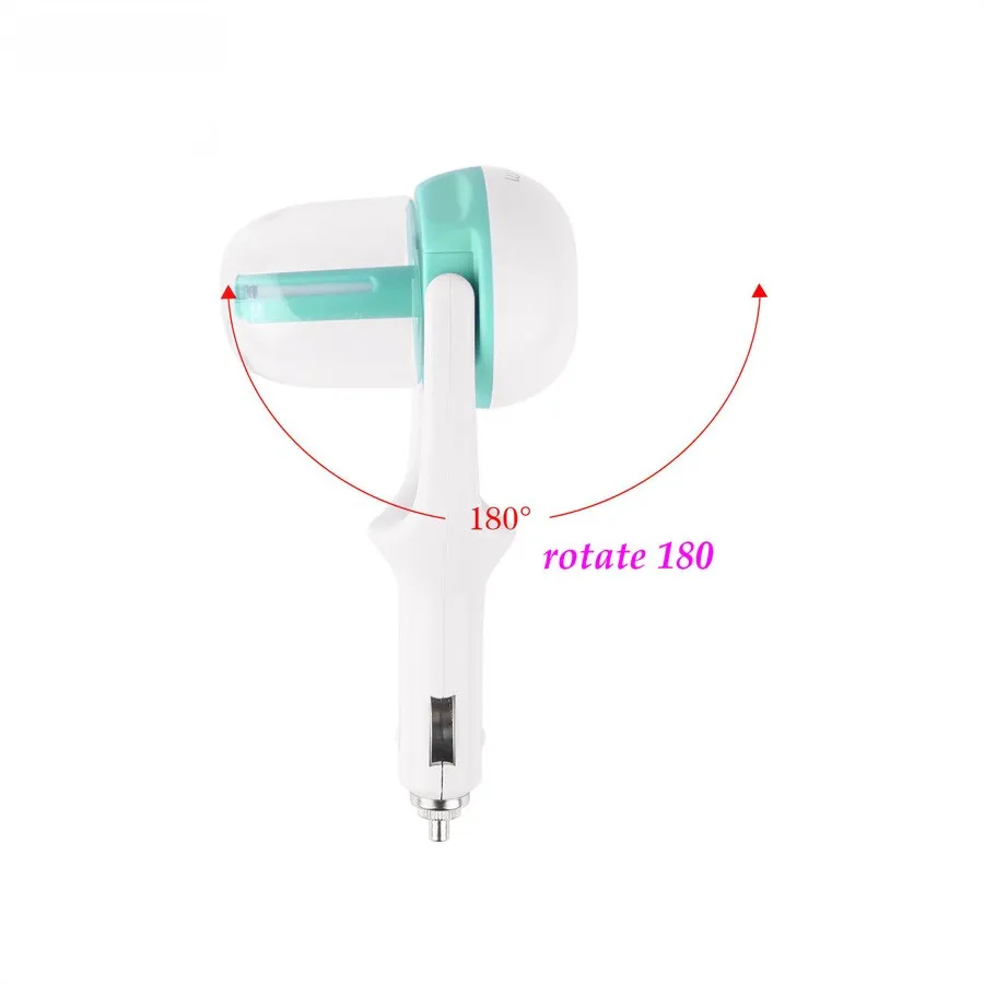 دستگاه بخور سرد فندکی خودرو با نور LED